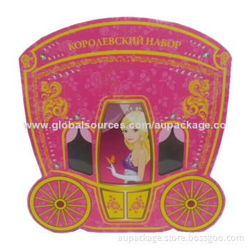 Carton box in carriage shape, for gift box, food box, cosmetic box
